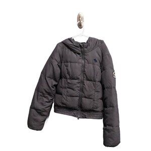Abercrombie Kids Dark Gray Coat, Size Small